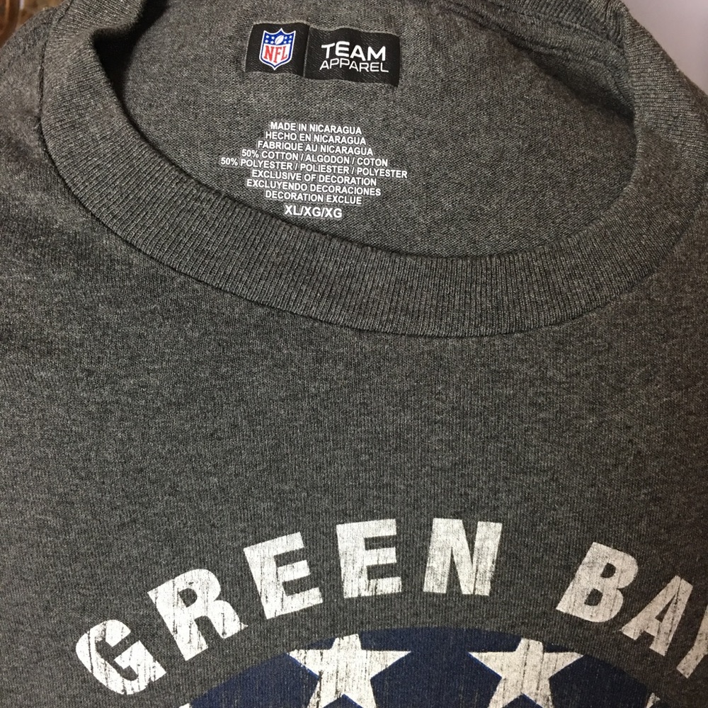 Green Bay Packers NFL TEAM GO PACKERS! XL T-shirt VGUC - Picture 11 of 12